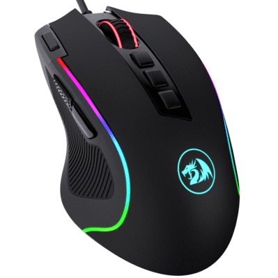 REDRAGON M612 PREDATOR RGB GAMING MOUSE, 8000 DPI (BLACK)