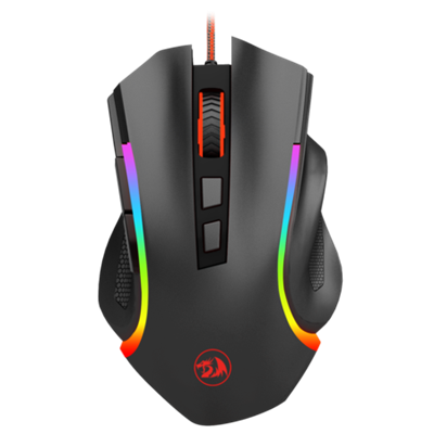 REDRAGON M607 GRIFFIN RGB GAMING MOUSE, 7200 DPI (BLACK)