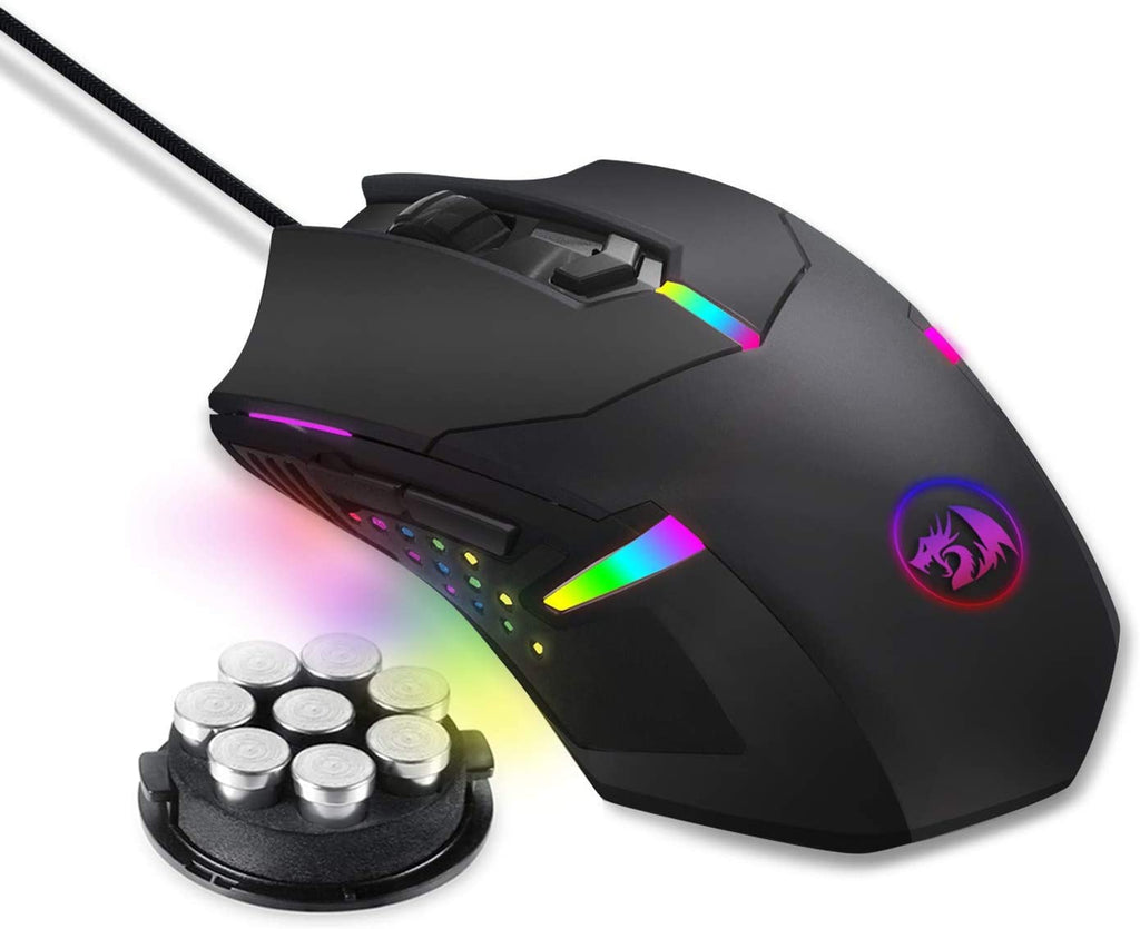 REDRAGON M601 CENTROPHORUS RGB GAMING MOUSE (BLACK)