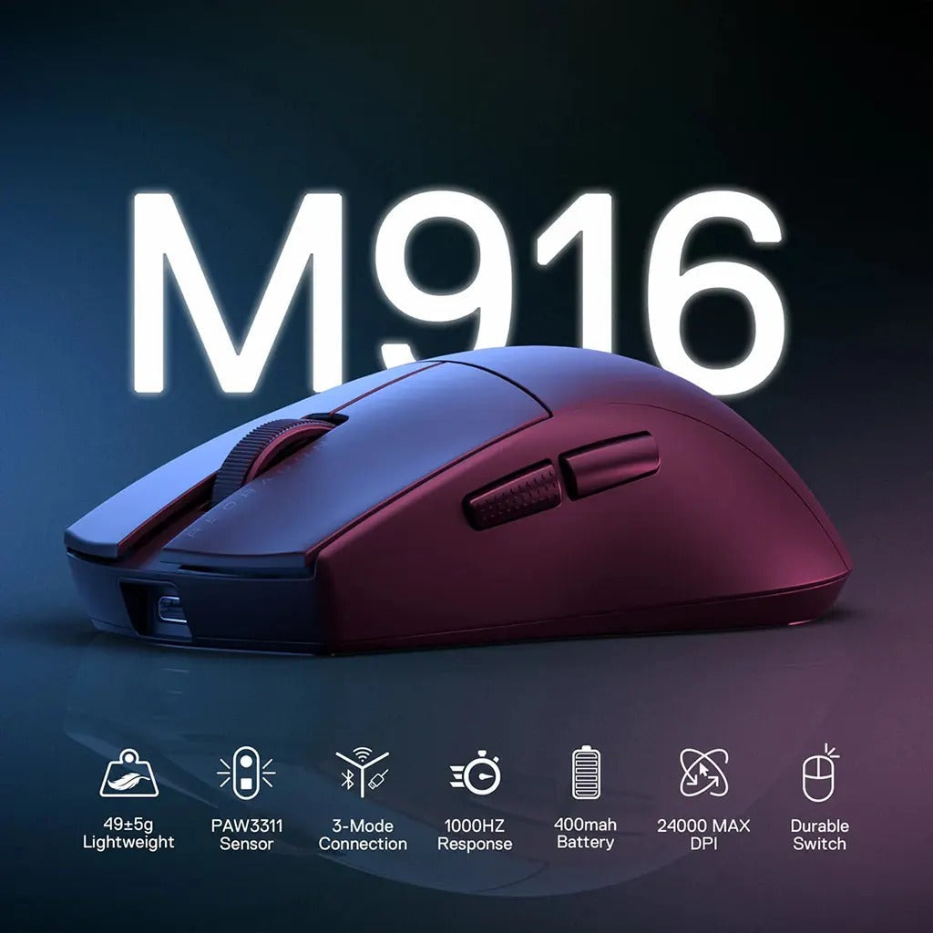 REDRAGON M916 KING STD ULTRA-LIGHT 24K DPI WIRELESS GAMING MOUSE
