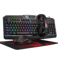 Redragon S101-BA-2 Wired Gaming Keyboard, Mouse, Headset, Mousepad Combo Set (4 in 1)