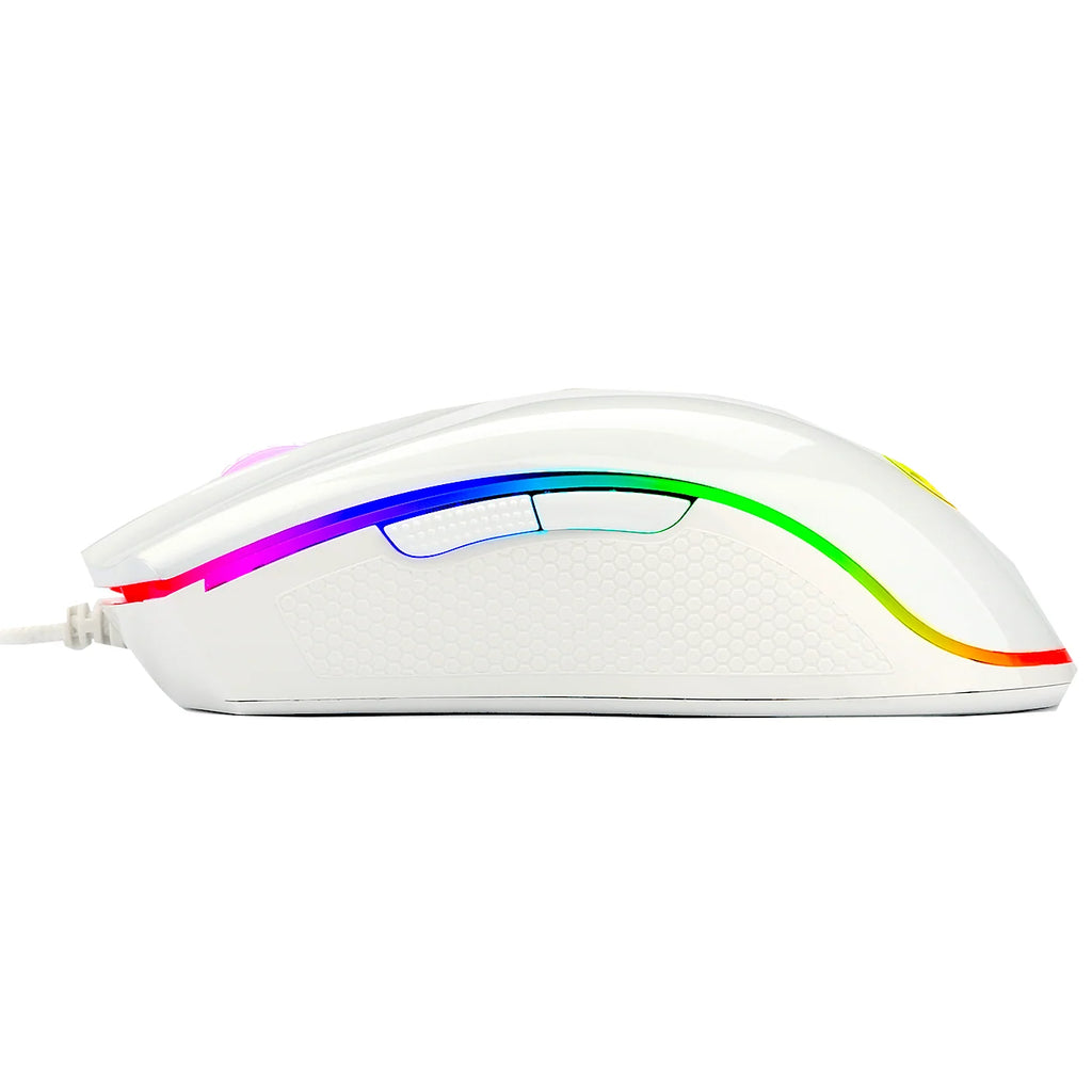 Redragon M711W COBRA RGB Gaming Mouse (White)