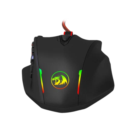 Redragon M908 IMPACT MMO Gaming Mouse, 12400 DPI (Black)