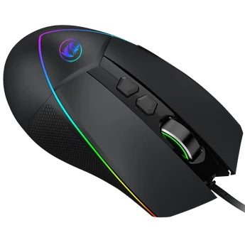 Redragon M909 EMPEROR High-Precision RGB Gaming Mouse, 12400 DPI (Black)