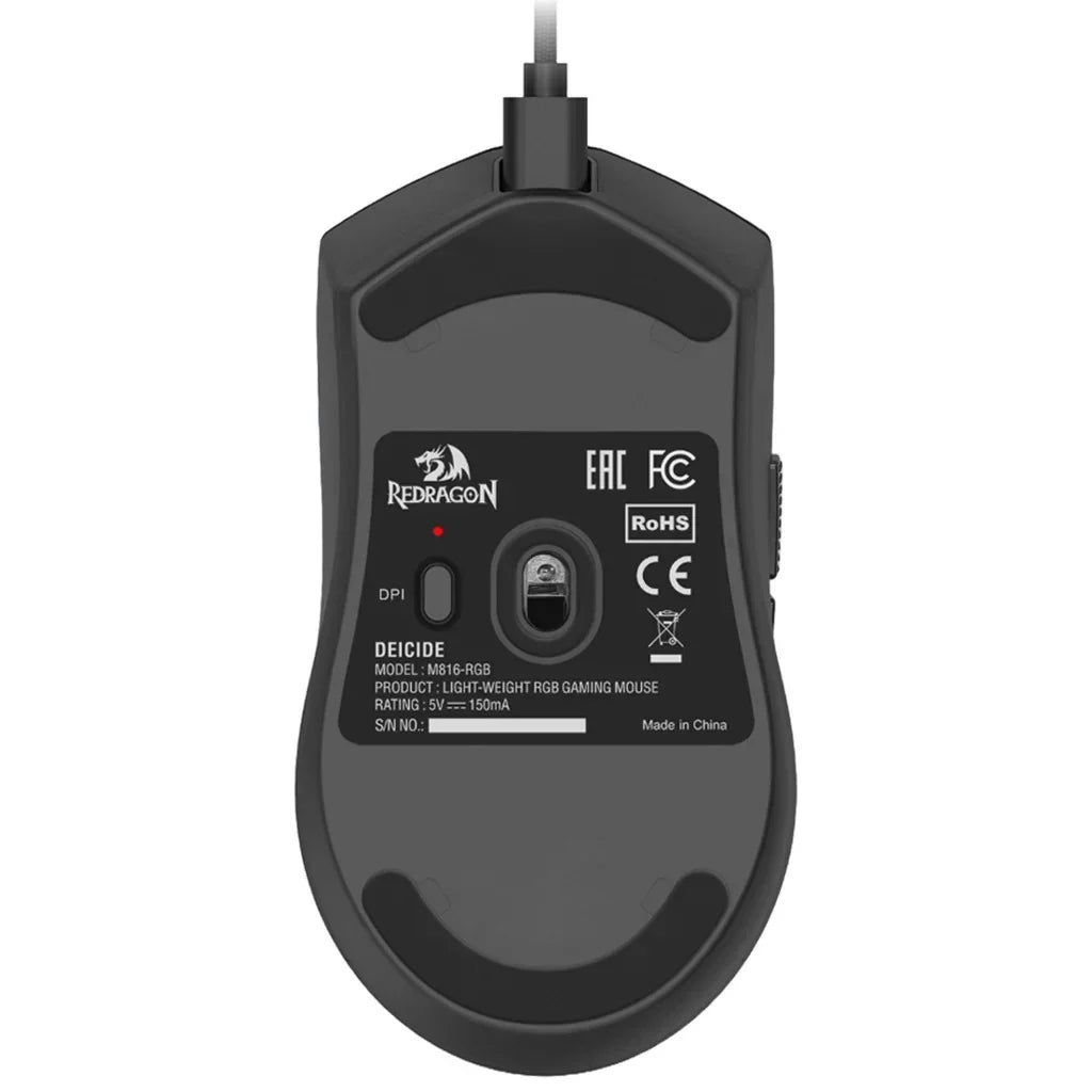 Redragon M816 DEICIDE 4000 DPI RGB Gaming Mouse