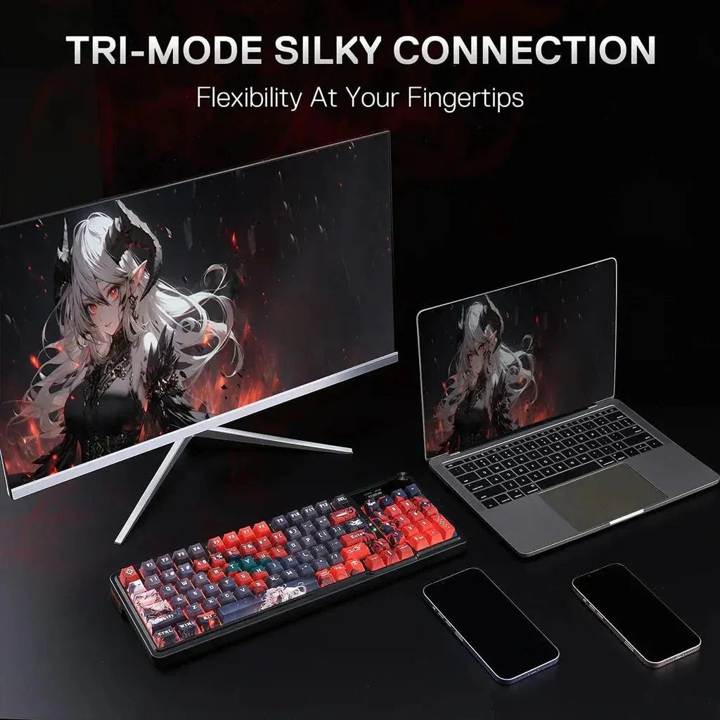 Redragon K719 PRO Wireless Gasket Hype Screen Anime Keyboard