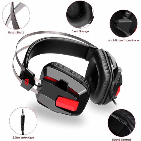 Redragon H201 Lagopasmutus 7.1 Surround Sound Lightweight Headset