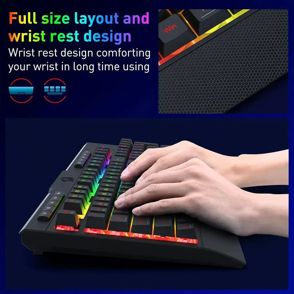Redragon K525 SHIVA PRO Wireless Anti-Ghosting Membrane Gaming Keyboard