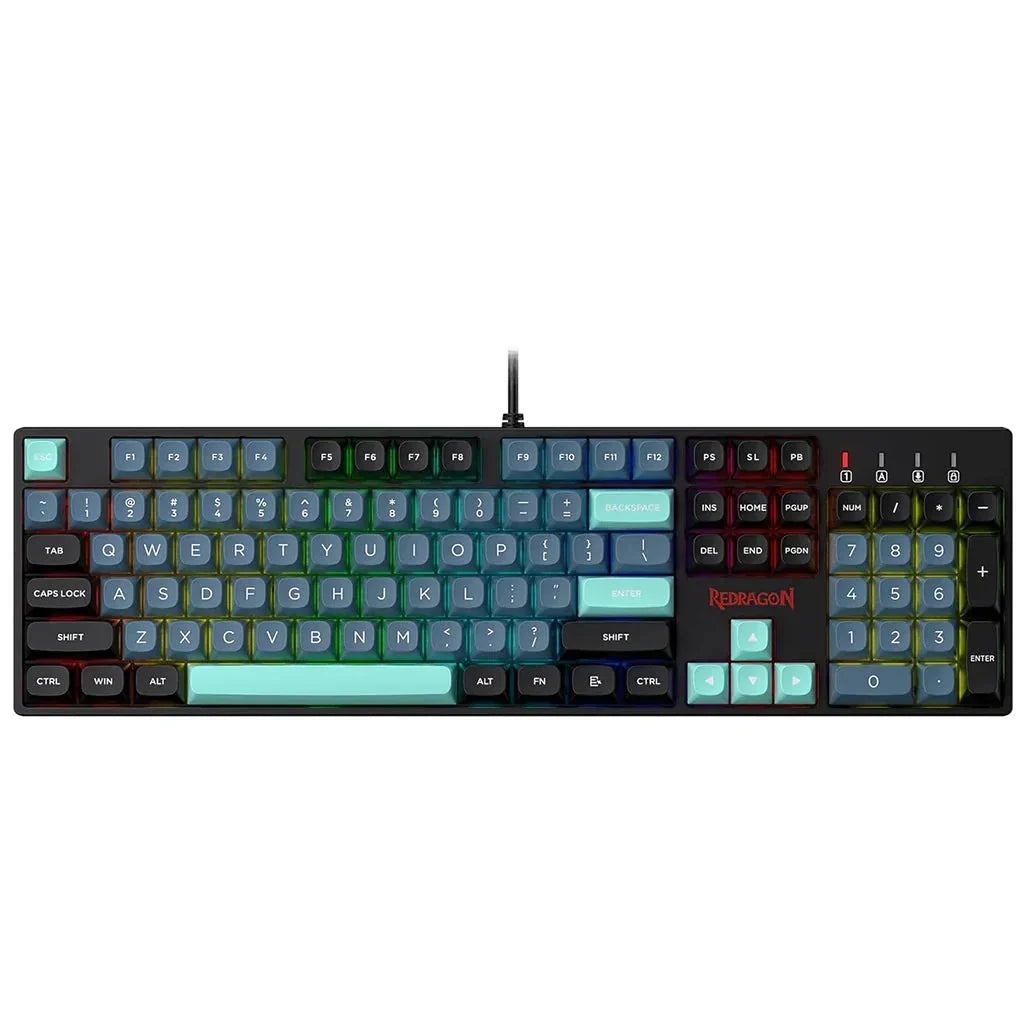 Redragon K582 SURARA 100% Anti-Ghosting RGB Keyboard With Red Switches