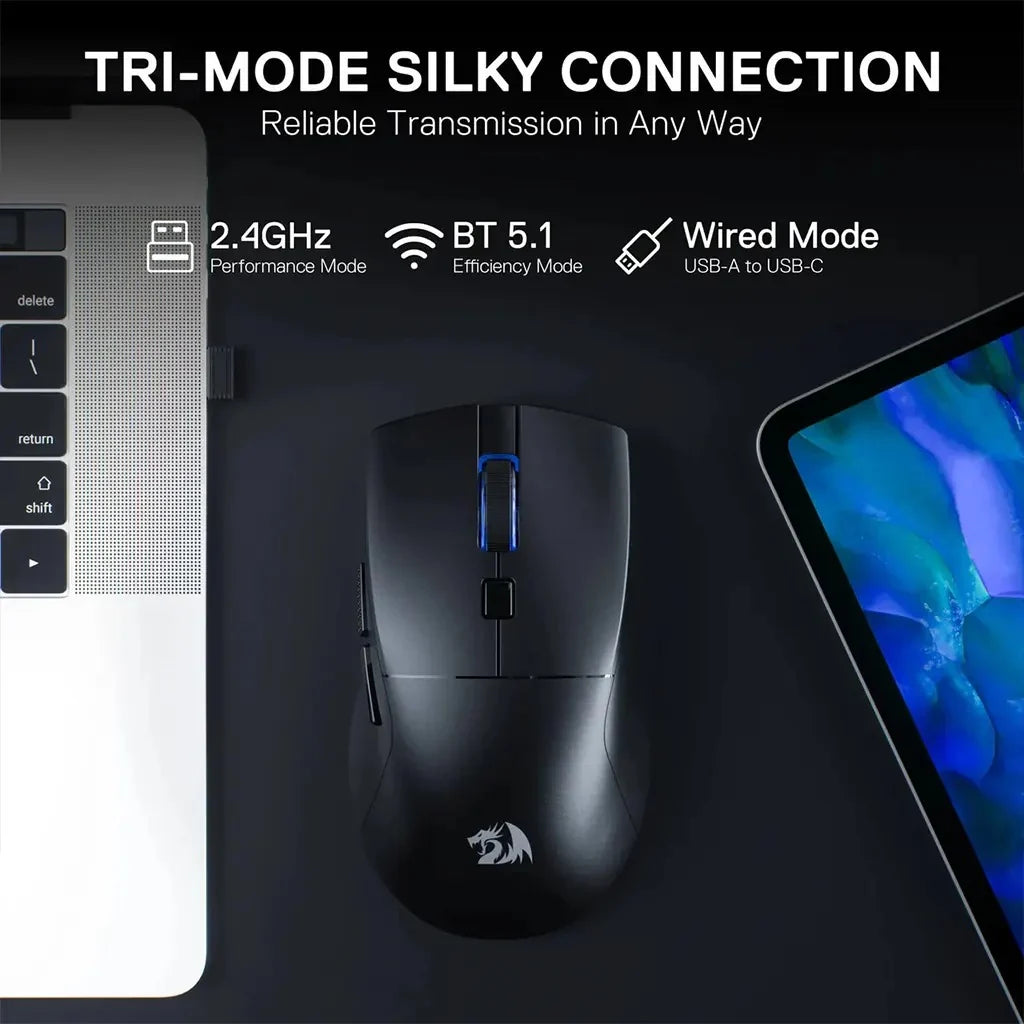 Redragon M618 AZZMACH Lite 70g Lightweight 10K DPI Wireless Gaming Mouse