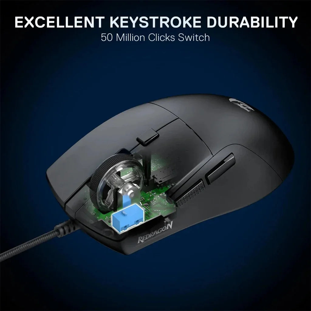 Redragon M618 AZZMACH Lite 70g Lightweight 10K DPI Wireless Gaming Mouse