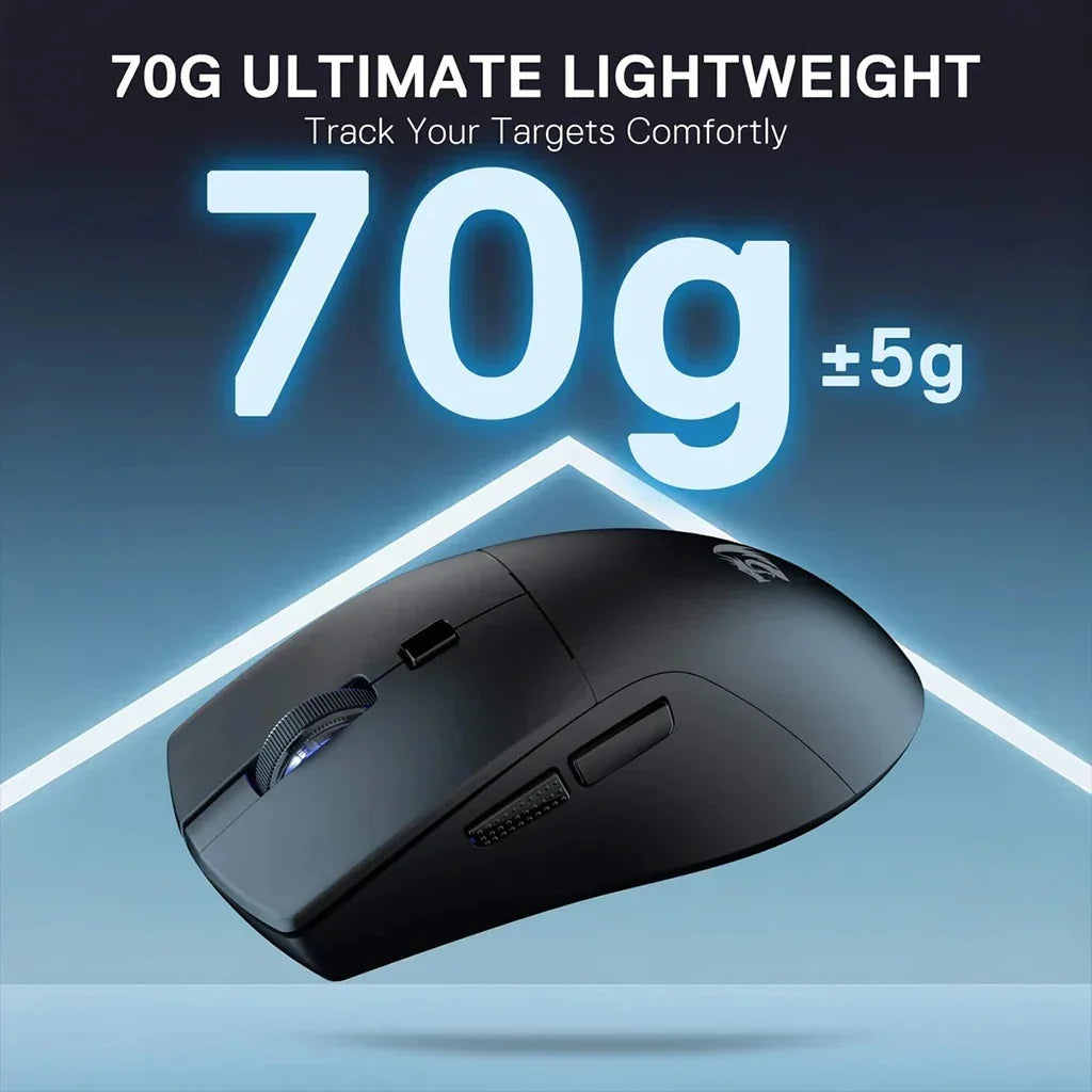 Redragon M618 AZZMACH Lite 70g Lightweight 10K DPI Wireless Gaming Mouse