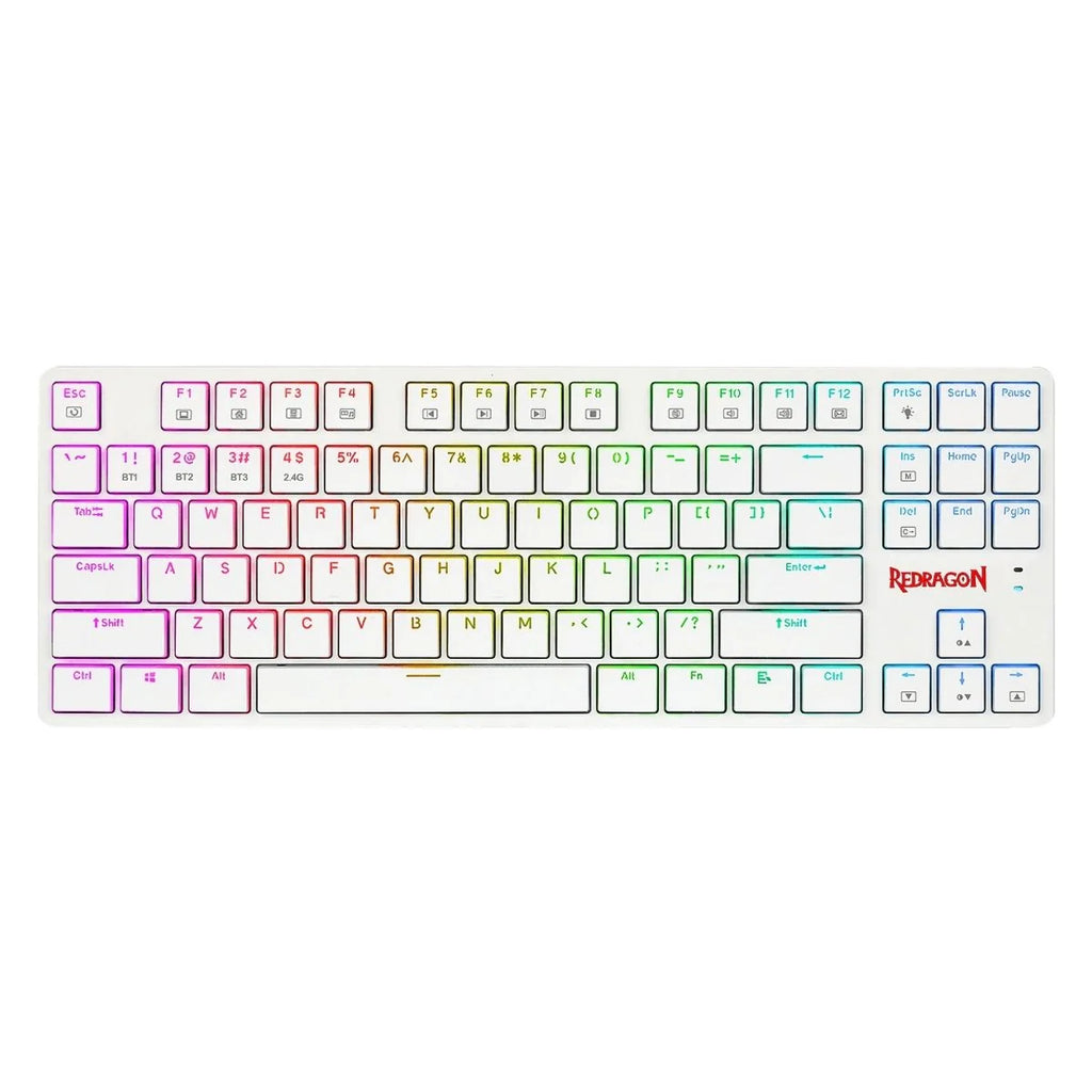 Redragon K539W ANUBIS 80% Wireless RGB Mechanical Keyboard (White)