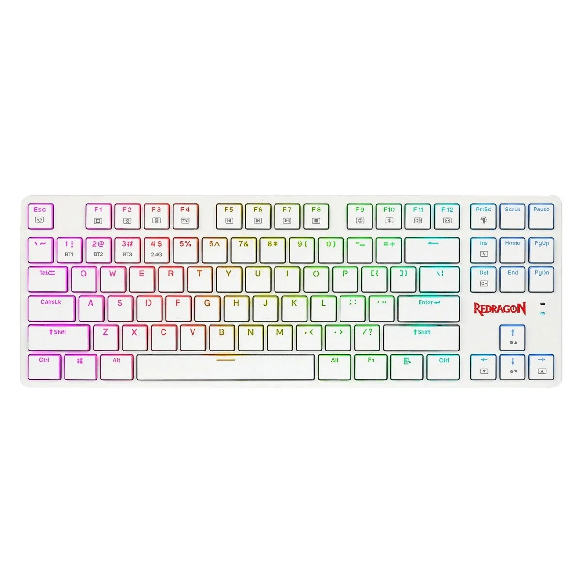 Redragon K539W ANUBIS 80% Wireless RGB Mechanical Keyboard (White)