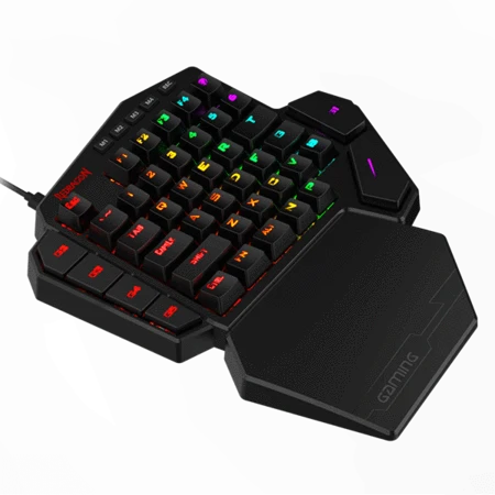 Redragon K601 DITI-X RGB One-Handed Mechanical Gaming Keyboard (Black)
