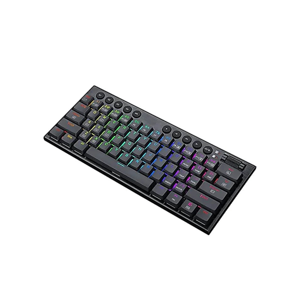 Redragon K632 RGB 60% Wired Mechanical Keyboard with Macro Keys (Black)