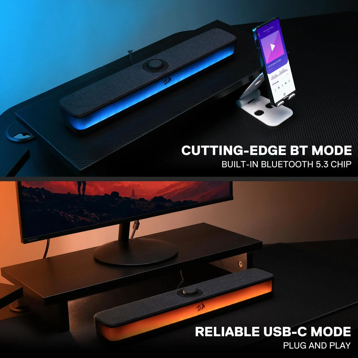 Redragon GS515 NEO RGB Soundbar Speakers