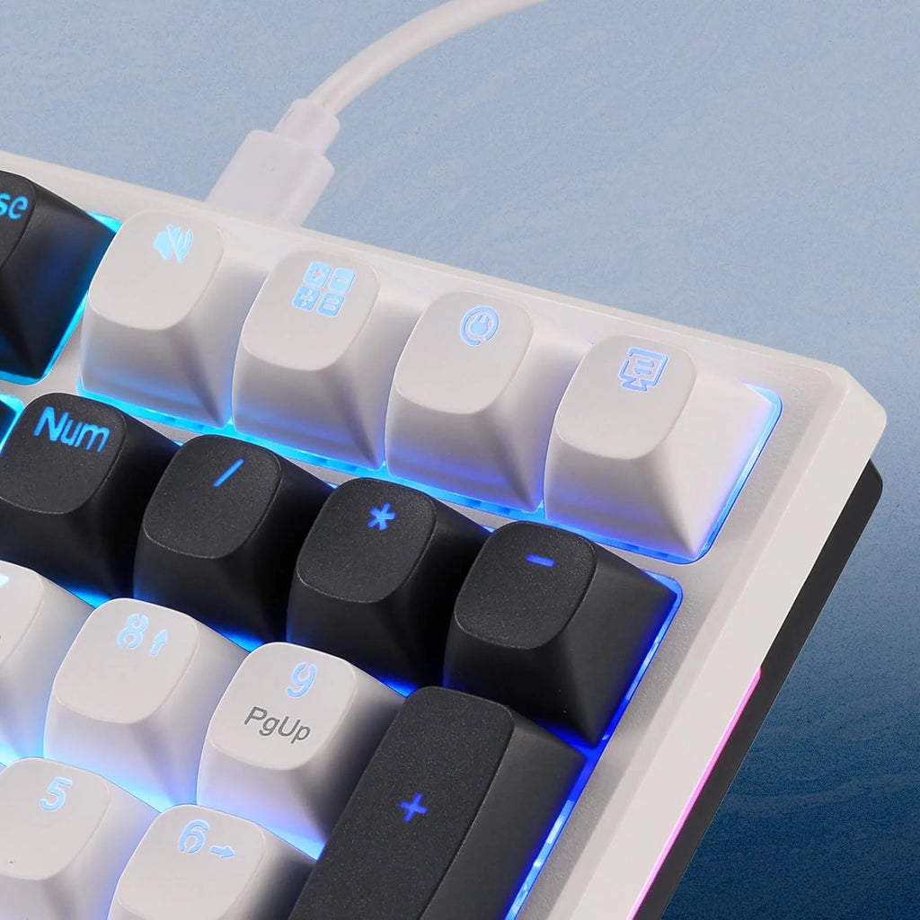 Redragon K668 TRUNDLE Gaming Keyboard With Hot Swappable Red Switches (WGB)