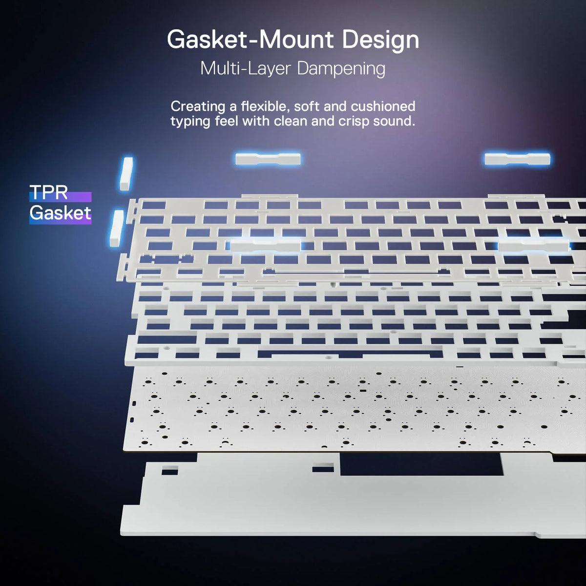 Redragon UCAL K673 PRO 81-Keys Wireless Gasket Mechanical Gaming Keyboard (WB)