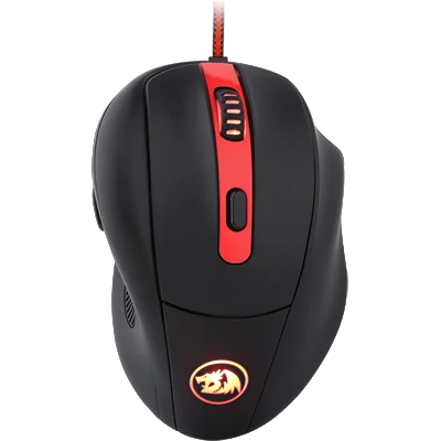 Redragon M605 SMILODON Optical USB Wired Gaming Mouse, 2000 DPI (Black)
