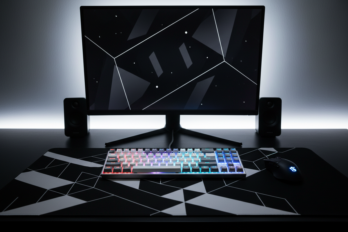 Redragon FIZZ K617 60% RGB Mechanical Keyboard with Red Switches (White & Gray)