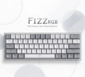 Redragon FIZZ K617 60% RGB Mechanical Keyboard with Red Switches (White & Gray)