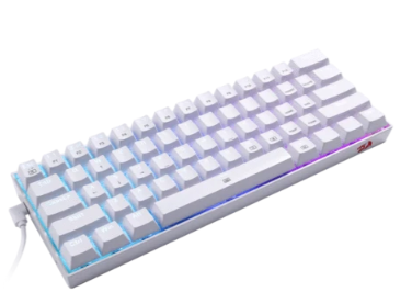 Redragon K630W Dragonborn RGB Mechanical Gaming Keyboard (White)