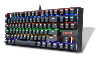 Redragon K552 RGB-1 KUMARA Full Anti Ghosting Mechanical Gaming Keyboard (Black)