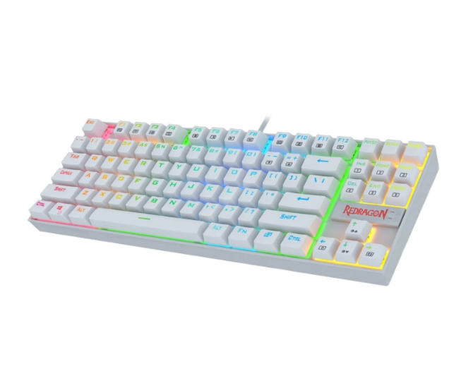 Redragon K552W KUMARA RGB Mechanical Gaming Keyboard (White)