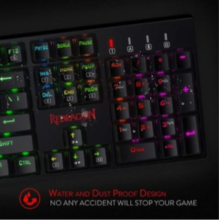 Redragon K582 SURARA RGB LED Backlit Mechanical Gaming Keyboard (Black)