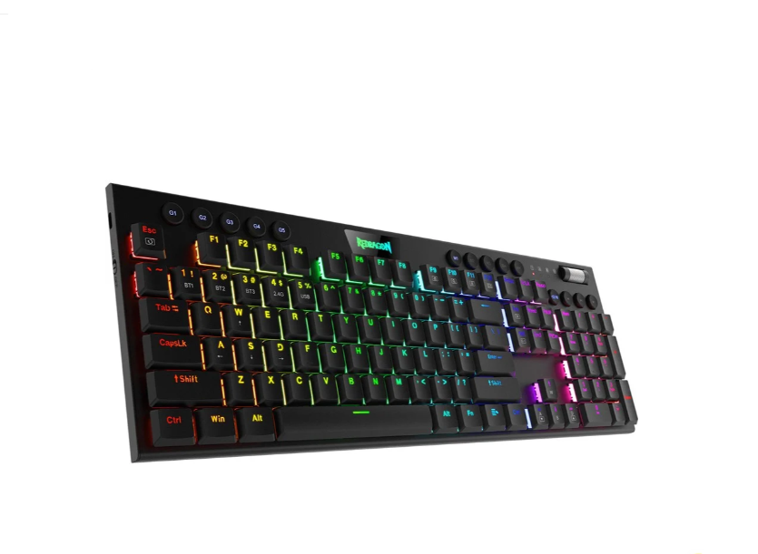 Redragon K618 HORUS PRO Wireless RGB Mechanical Keyboard (Black)
