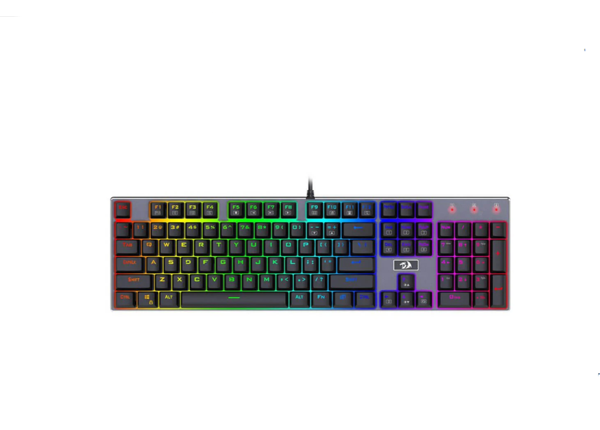 Redragon K556 DEVARAJAS RGB Mechanical Gaming Keyboard with (Brown Switches)