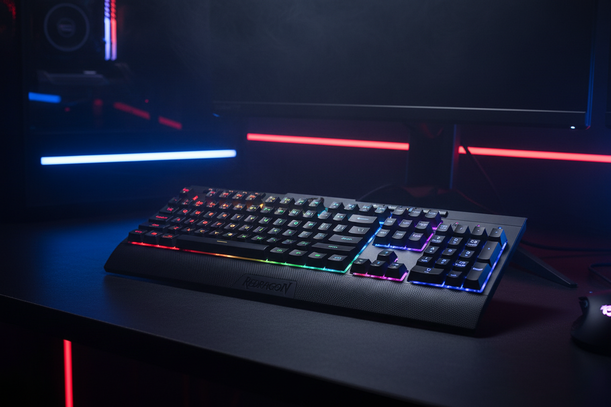 Redragon K525 SHIVA PRO Wireless Anti-Ghosting Membrane Gaming Keyboard