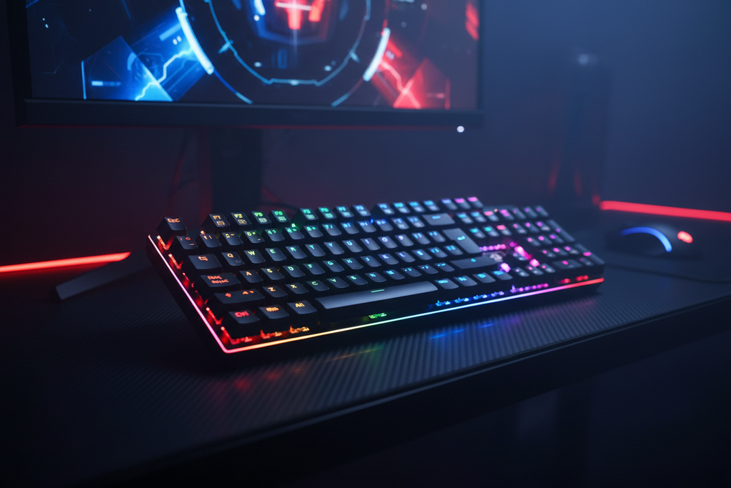 Redragon K556 DEVARAJAS RGB Mechanical Gaming Keyboard with (Brown Switches)