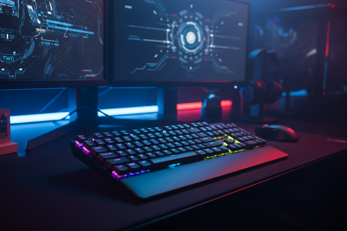 Redragon K535 APAS RGB Backlit Wired, Bluetooth Mechanical Gaming Keyboard