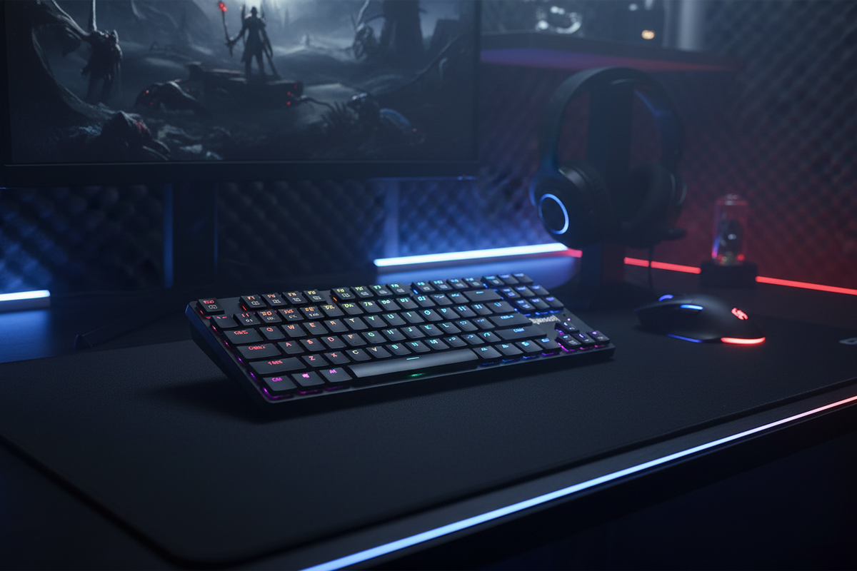 Redragon K539 ANUBIS 80% Wireless RGB Mechanical Keyboard (Black)