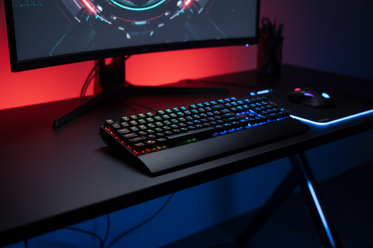 Redragon K582 SURARA RGB LED Backlit Mechanical Gaming Keyboard (Black)
