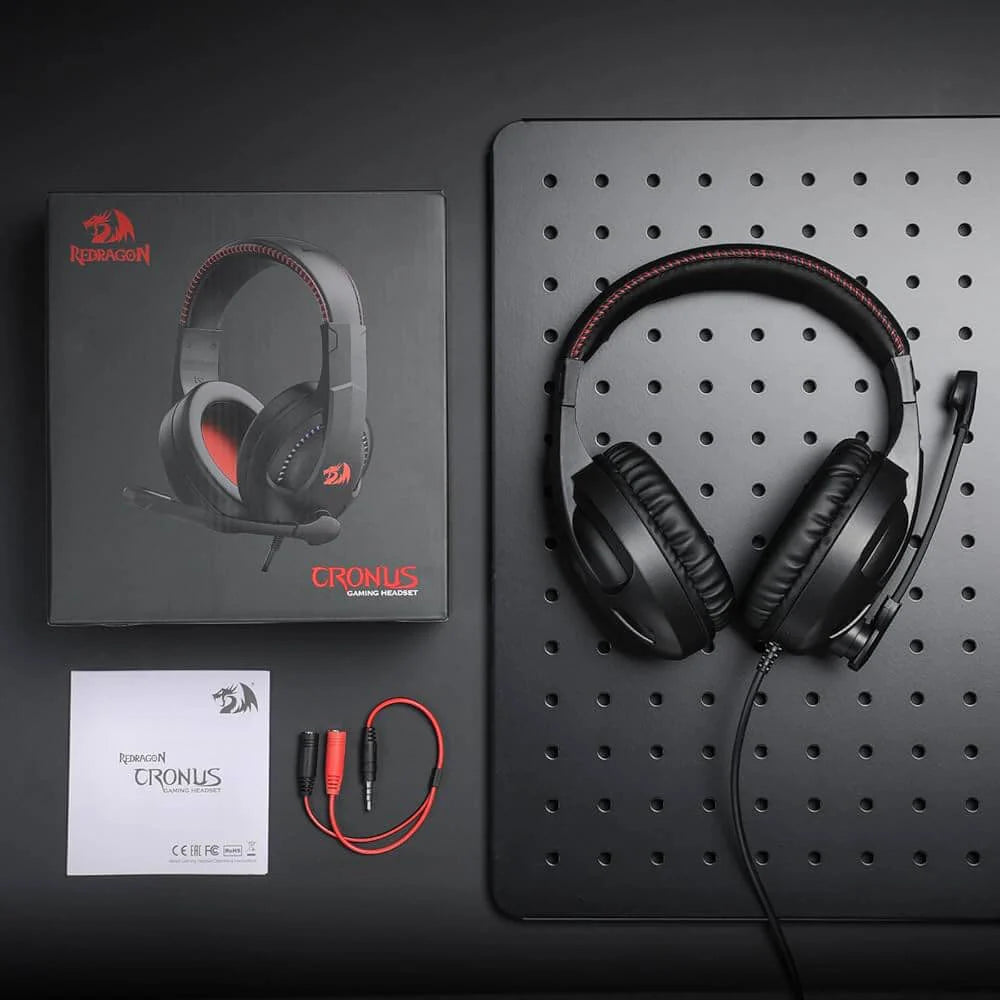 Redragon H211 CRONUS RGB Wired Gaming Headset (Black)