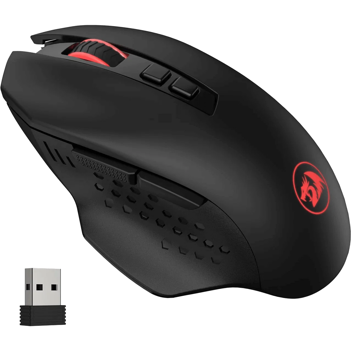Redragon M656 GAINER Wireless Gaming Mouse, 3200 DPI (Black)
