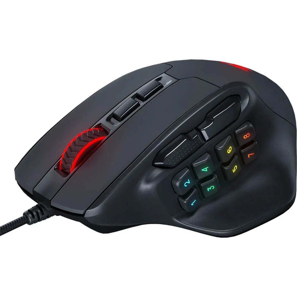 Redragon M811 AATROX MMO Wired RGB Gaming Mouse (Black)